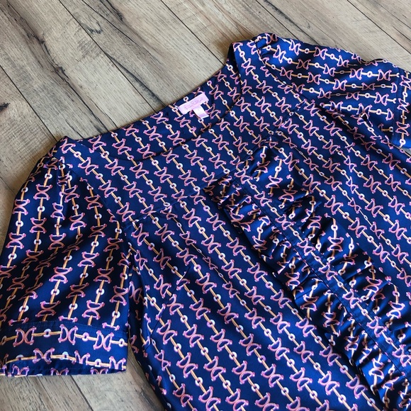 Lilly Pulitzer Tops - Lilly Pulitzer Chain Link Blouse